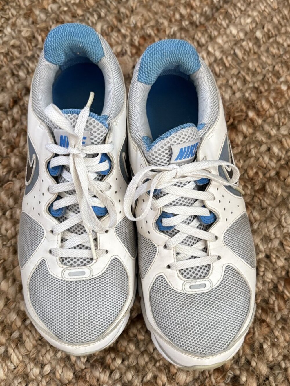Ladies Blue/White NIKE Max Air Sneakers